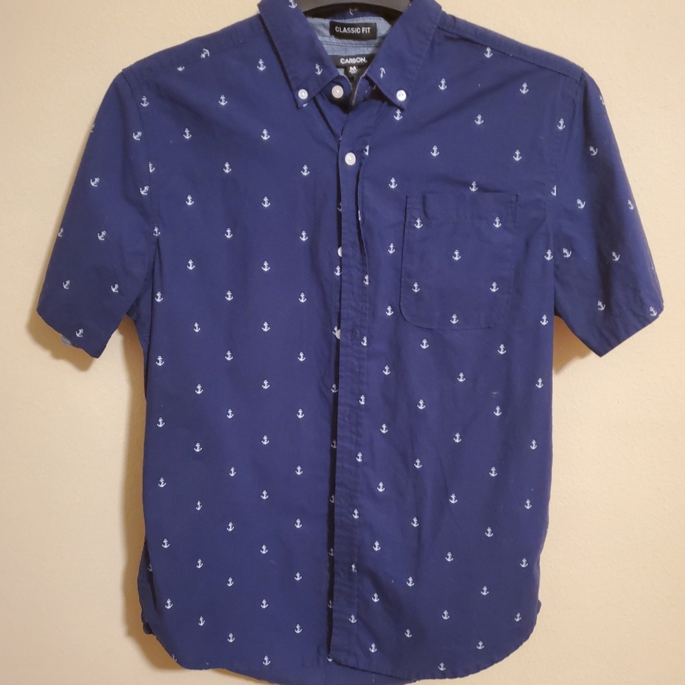 Anchor button shirt